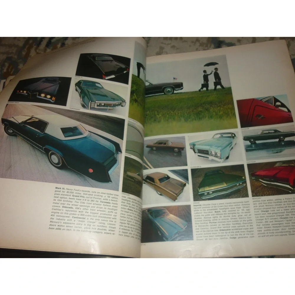 Vintage LOOK Magazine October 7 1969 Judy Garland 1970 US Cars Auto Preview